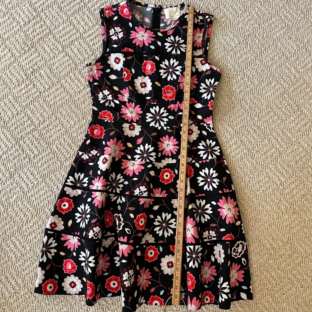 Kate Spade Casa Flora Poplin Fit and Flare - 6 - Picture 12 of 13